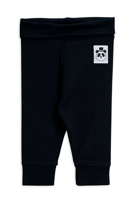 Mini Rodini pantaloni de trening pentru copii tricotaj negru 1000000799.NOS