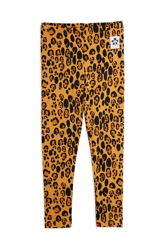 Mini Rodini legginsy dziecięce wzorzyste beżowy 1000001013.NOS