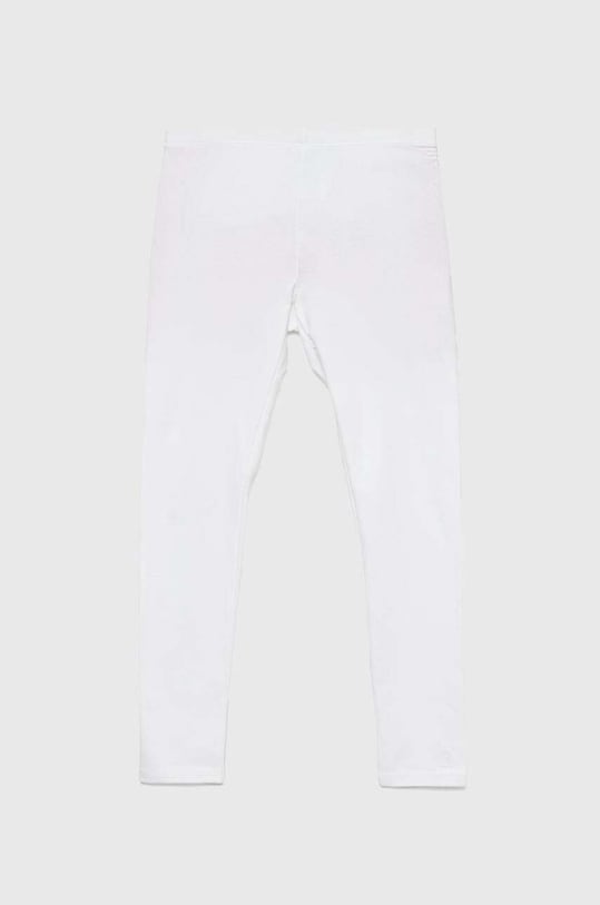 United Colors of Benetton legginsy dziecięce z elastanem biały 3MT1CF02G.G.NOS