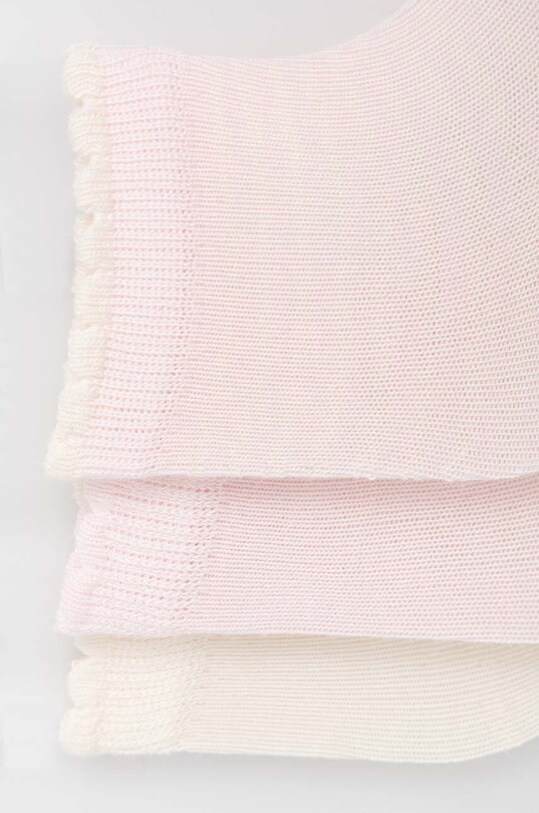 United Colors of Benetton sosete bebe 3-pack 6AO3F21AU.G.W.CONTINUAT roz AA00