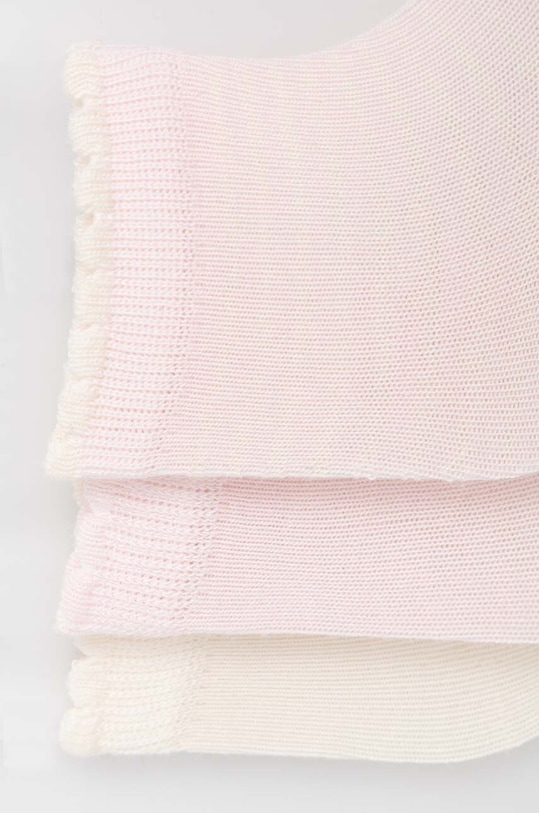 Бебешки чорапи United Colors of Benetton (3 броя) 6AO3F21AU.G.W.CONTINUAT розов AA00