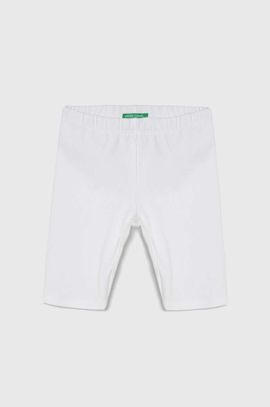 Detské legíny United Colors of Benetton melanž biela 3MT1GF01M.P.Continuativ