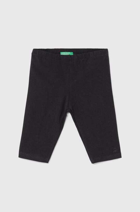 Detské legíny United Colors of Benetton melanž čierna 3MT1GF01M.P.Continuativ