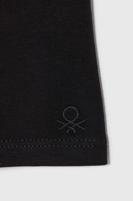 Dievča Detské legíny United Colors of Benetton 3MT1GF01M.P.Continuativ čierna