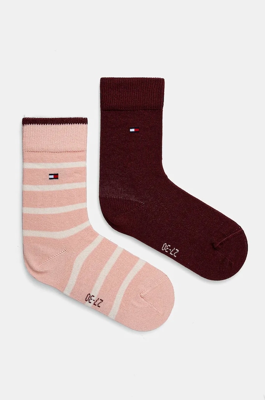 Tommy Hilfiger sosete copii sosete lungi burgundia 701229939.G.9BYH