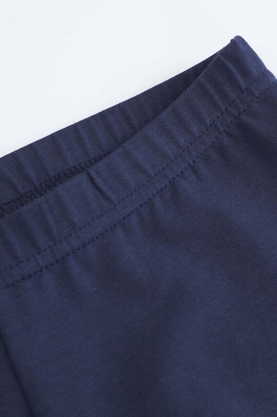 Dziewczynka Coccodrillo legginsy bawełniane dziecięce XCX122101BAG granatowy