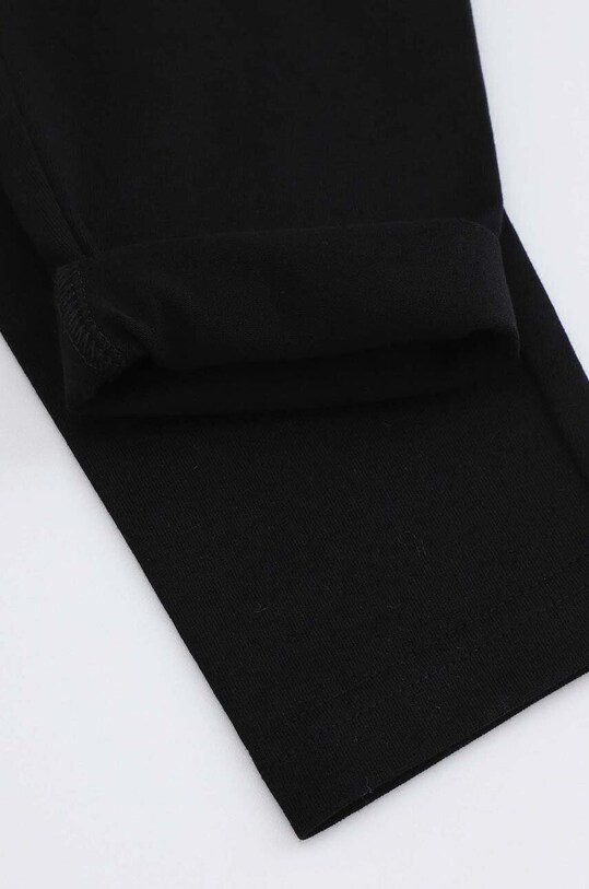 Coccodrillo legginsy bawełniane dziecięce czarny XCX122101BAG