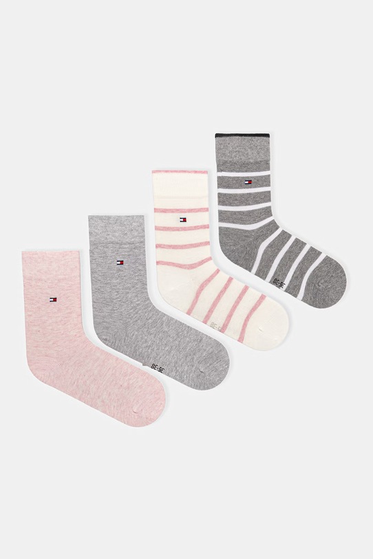 Tommy Hilfiger skarpetki dziecięce 4-pack szary 701232848.G.PPY2