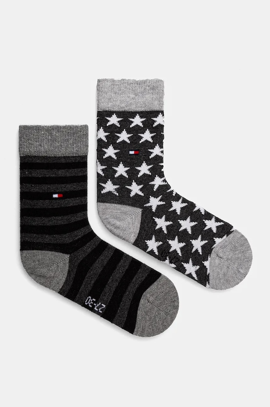 Tommy Hilfiger skarpetki dziecięce (2-pack) skarpetki długie czarny 100000816