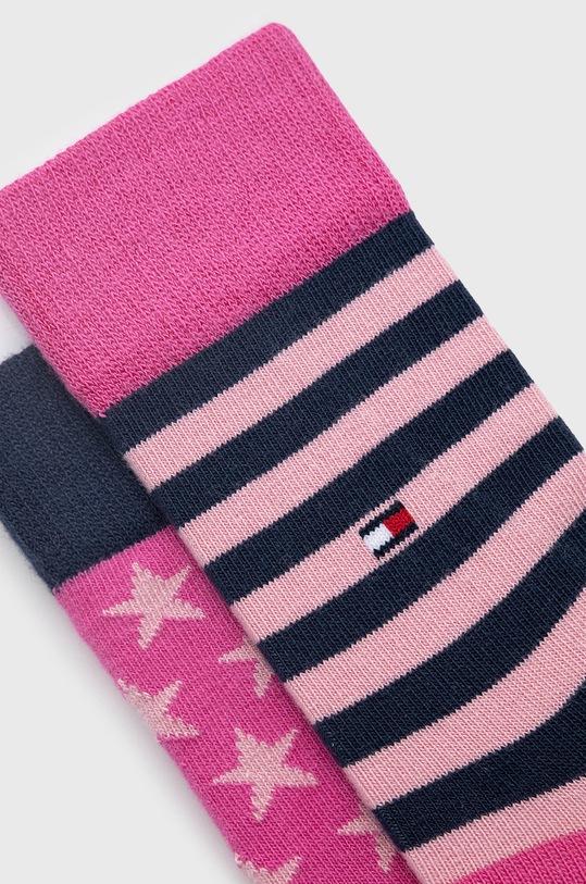 Tommy Hilfiger skarpetki dziecięce (2-pack) 100000816 różowy AA00