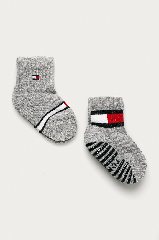Tommy Hilfiger - Dětské ponožky (2-pack) krátké ponožky šedá 100002319