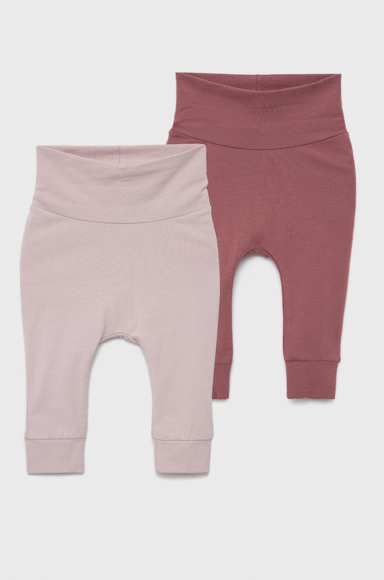 Name it legginsy niemowlęce z elastanem różowy 13210229