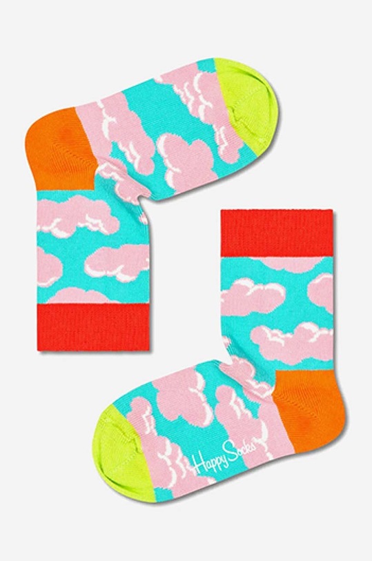 Dječje čarape Happy Socks Clouds visoke čarape šarena KCLO01.6000