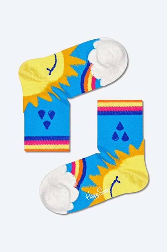Happy Socks skarpetki dziecięce Over The Rainbow skarpetki długie multicolor KOVR01.0200