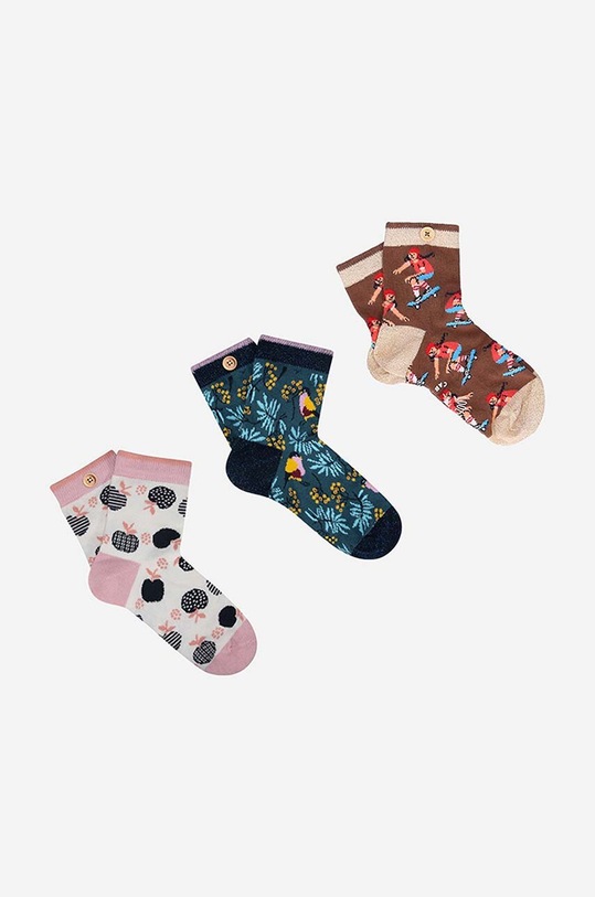Chłopiec Cabaia skarpetki dziecięce UNE JOLIE APRES 3-pack SOKW22.UNE.JOLIE.APRES multicolor