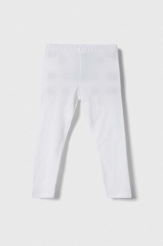 Παιδικά κολάν United Colors of Benetton με ελαστάν λευκό 3MT1GF01L.P.NOS