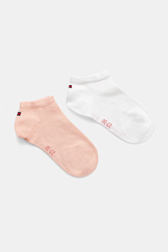 Tommy Hilfiger sosete copii 2-pack uni roz 301390.PPYA