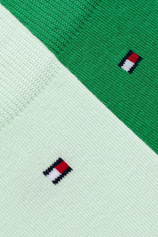 Dětské ponožky Tommy Hilfiger 2-pack 391334.PPYA zelená AA00