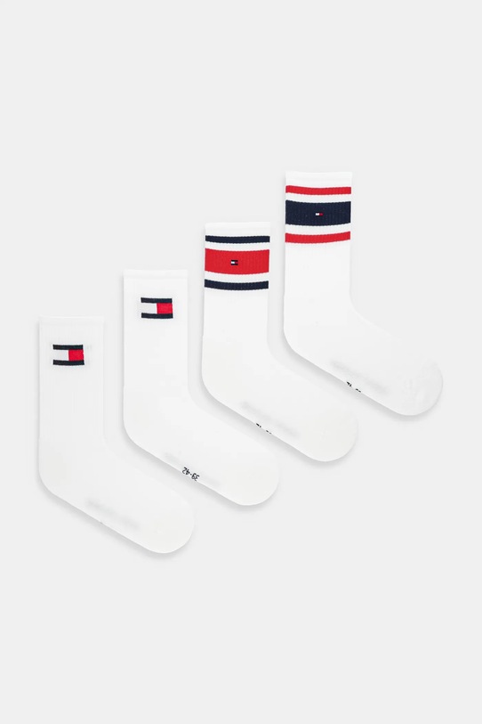Tommy Hilfiger skarpetki dziecięce 4-pack biały 701232849.9BYA