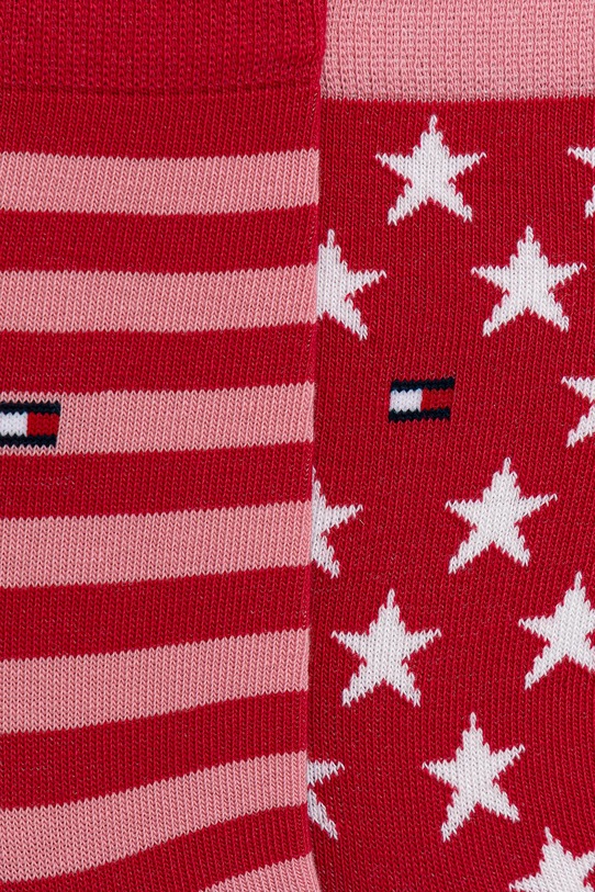 Tommy Hilfiger skarpetki dziecięce 2-pack 100000816.9BYA różowy AA00