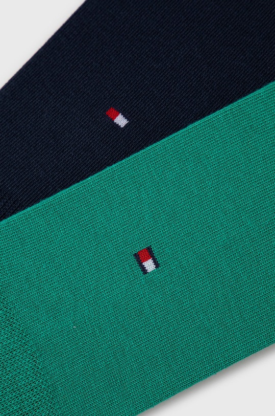 Ponožky Tommy Hilfiger 2-pack 371111 zelená AA00