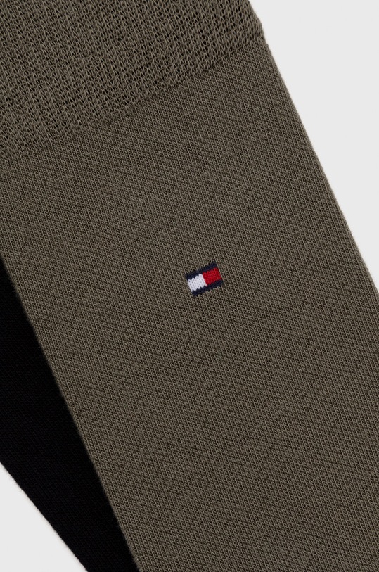 Ponožky Tommy Hilfiger 2-pack 371111 zelená AA00
