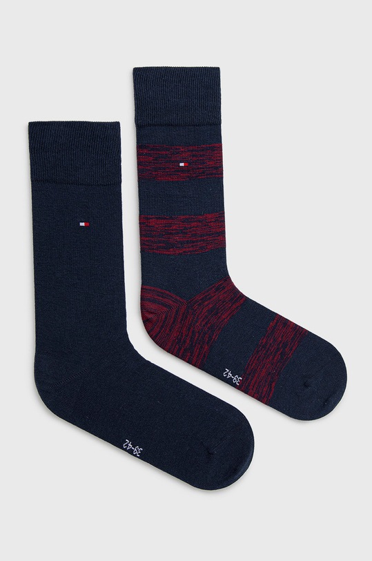 Tommy Hilfiger skarpetki (2-pack) skarpetki długie granatowy 342021001.