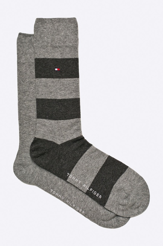 Tommy Hilfiger skarpetki (2-pack) 342021001. wzorzyste szary 342021001.