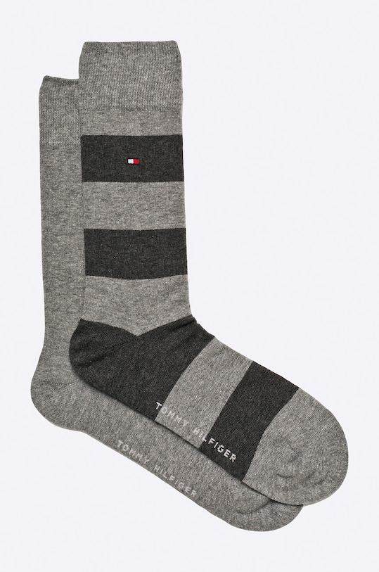 Tommy Hilfiger skarpetki (2-pack) 342021001. wzorzyste szary 342021001.