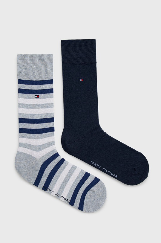 Ponožky Tommy Hilfiger (2-pack) dlouhé ponožky námořnická modř 471010001