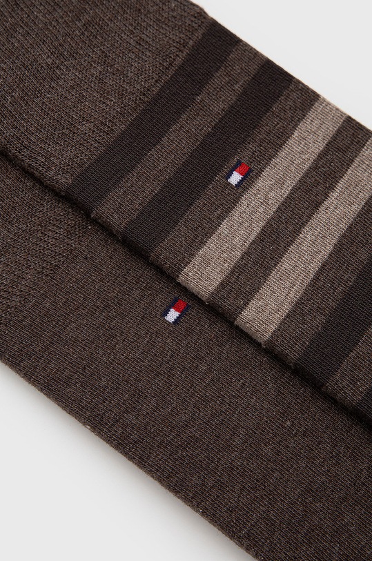 Ponožky Tommy Hilfiger (2-pack) 472001001 hnědá AA00