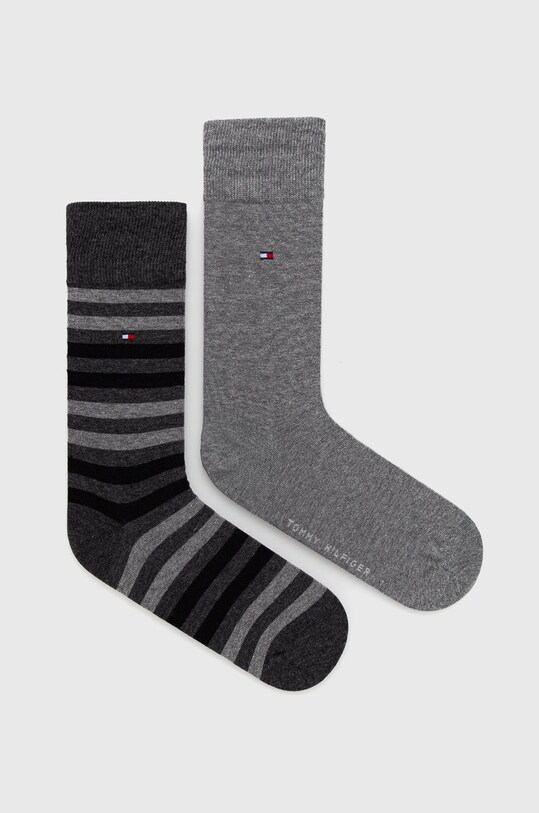 Tommy Hilfiger - Skarpety (2-pack) szary 472001001