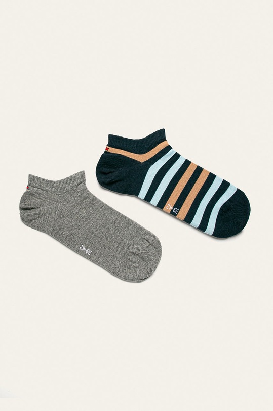 Tommy Hilfiger skarpetki (2-pack) melanż szary 382000001