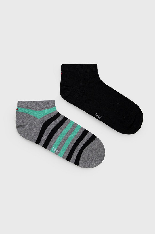 Ponožky Tommy Hilfiger (2-pak) krátke ponožky čierna 382000001