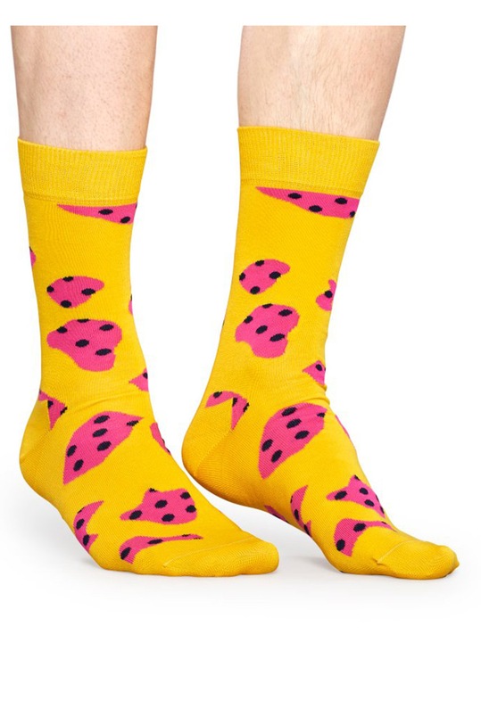 Happy Socks - Ponožky COW1001.2000.M žlutá AA00