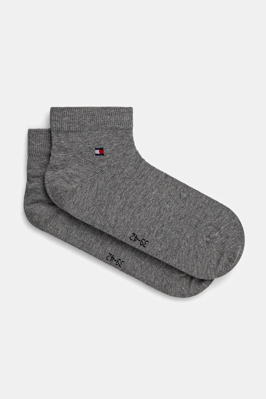 Tommy Hilfiger sosete 2-pack sosete scurte gri 342025001