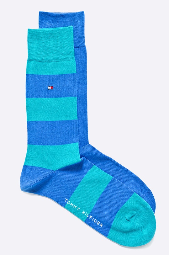 Tommy Hilfiger skarpetki 2-pack skarpetki długie turkusowy 342021001