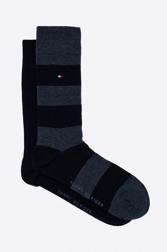 Tommy Hilfiger κάλτσες (2-pack) 342021001 ψηλές κάλτσες μαύρο 342021001