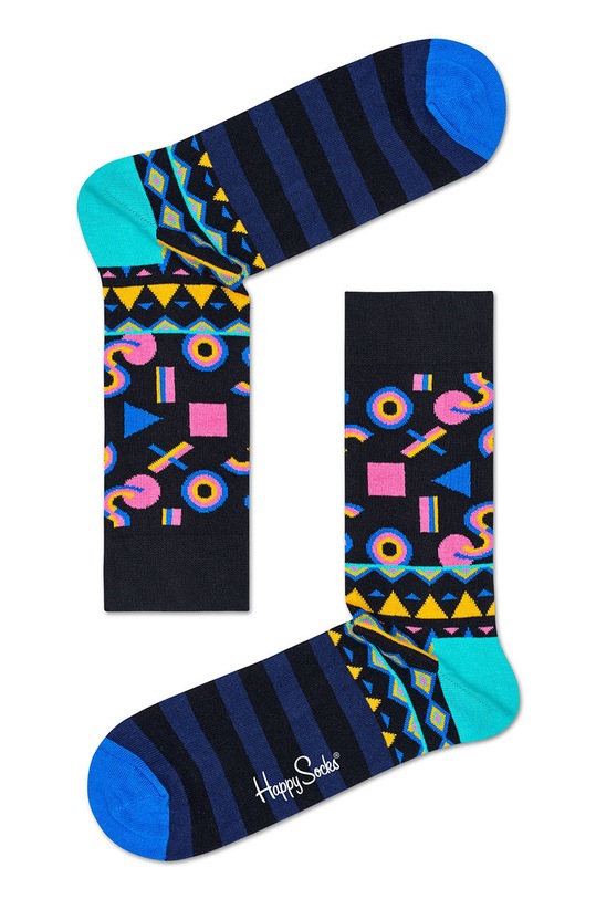 Happy Socks - Ponožky Mix Max dlouhé ponožky černá MIM01.9000.M