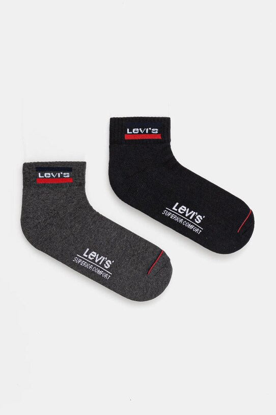 Levi's șosete (2 pack) sosete scurte negru 37157.0148