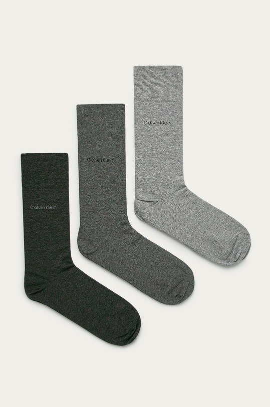 Calvin Klein - Skarpetki (3-pack) skarpetki długie szary 100001752.NOS