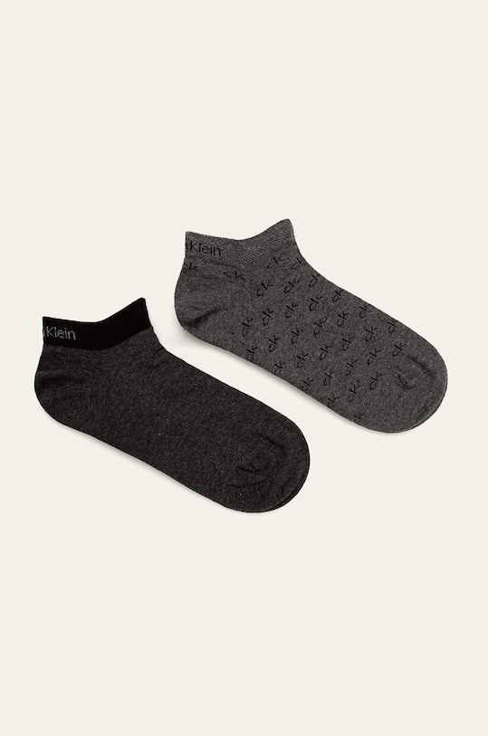 Calvin Klein - Носки (2-pack) мелкий узор серый 100001762.NOS