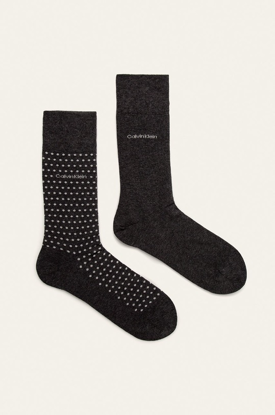 Calvin Klein - Ponožky (2-pack) hladký šedá 100001804.NOS