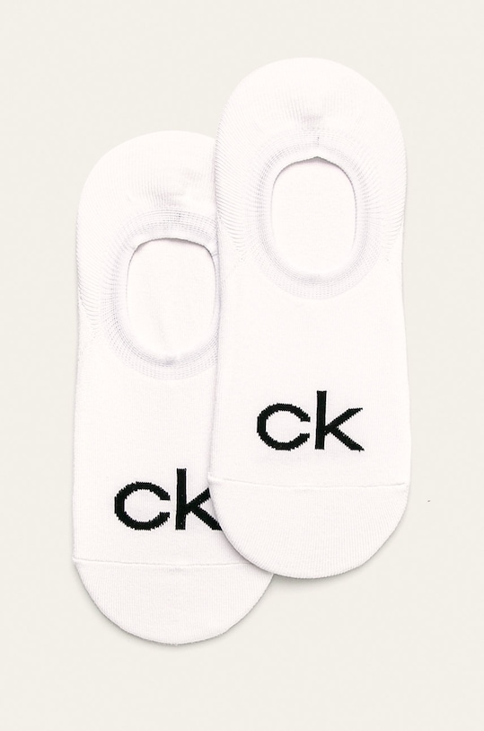 Calvin Klein - Stopki (2-pack) skarpetki krótkie biały 100001867.NOS