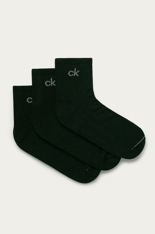 Calvin Klein - Skarpetki (3-pack) skarpetki krótkie czarny 100001889.NOS