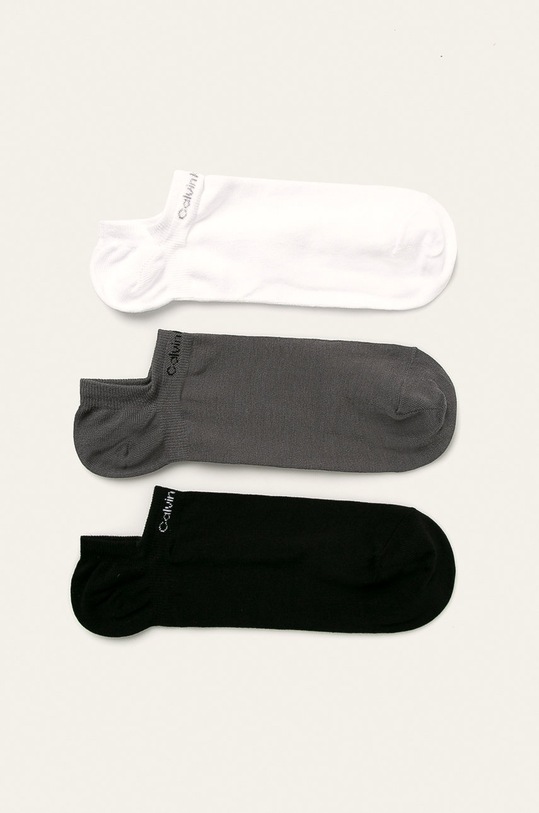 Calvin Klein - Členkové ponožky (3-pak) krátke ponožky sivá 100001922.NOS