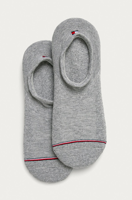 Tommy Hilfiger - Stopki (2-pack) skarpetki krótkie szary 100001095