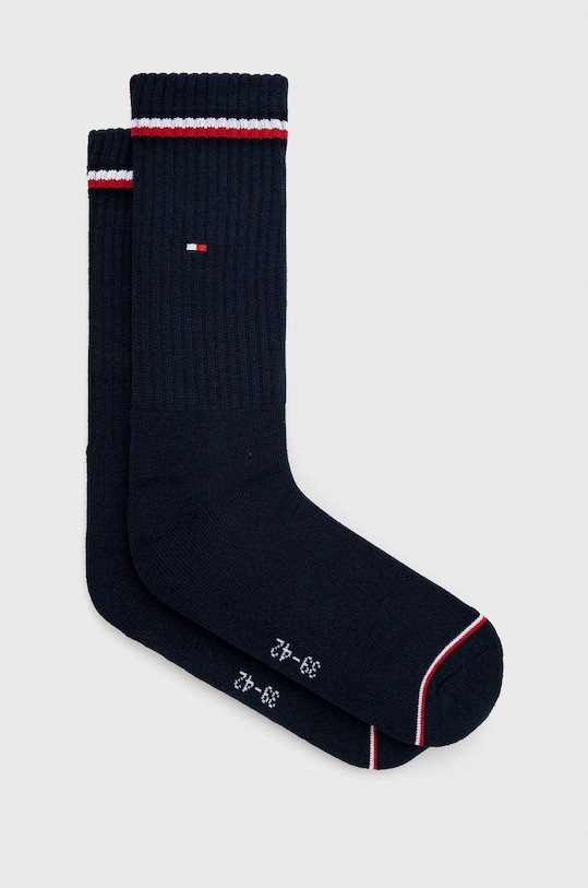Tommy Hilfiger - Κάλτσες (2-pack) ψηλές κάλτσες σκούρο μπλε 100001096
