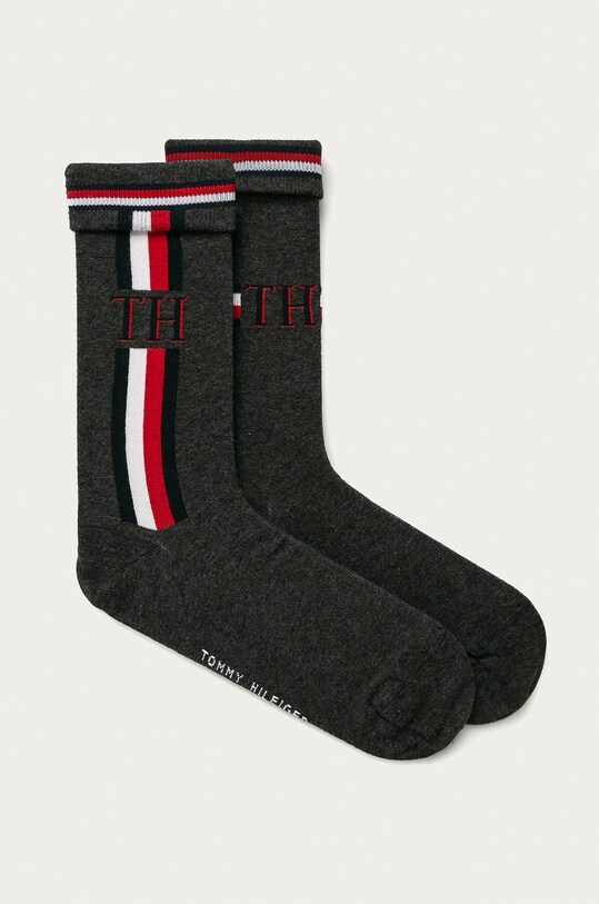 Tommy Hilfiger - Κάλτσες (2-pack) ψηλές κάλτσες γκρί 100001492