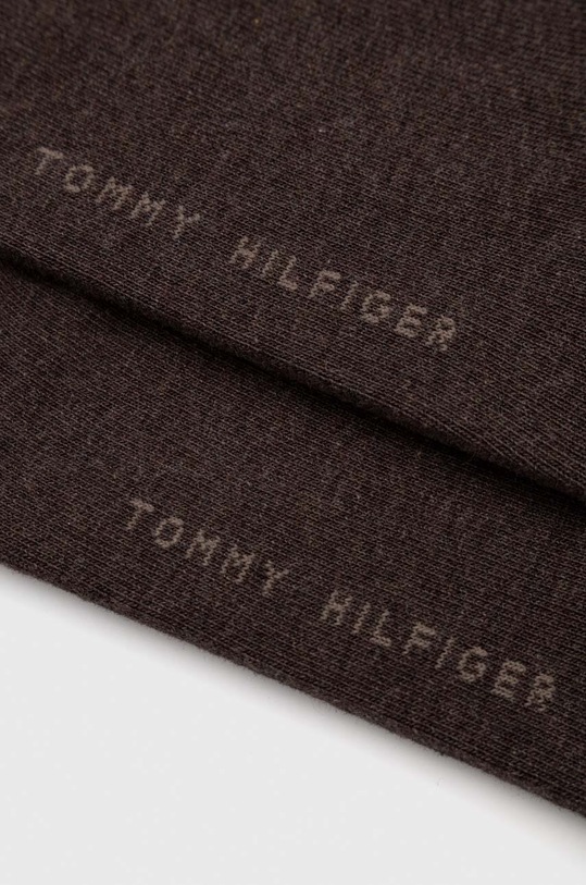 Ponožky Tommy Hilfiger 100001495.NOS hnedá AA00